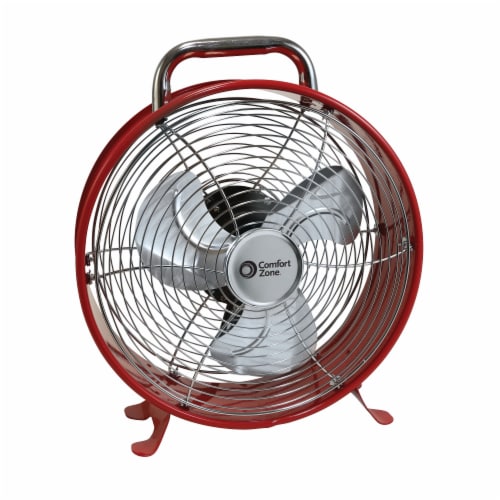 Comfort Zone Retro Utility Fan - Assorted Perspective: right
