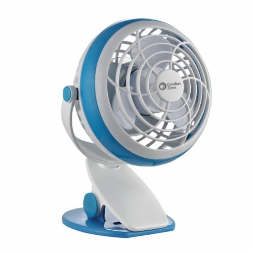 Comfort Zone Battery & USB Desk Clip Fan - Assorted Perspective: right