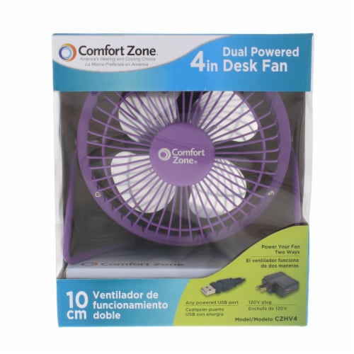 Comfort Zone High Velocity Desk Fan - Assorted Perspective: right