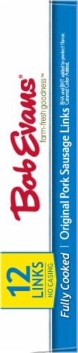 Bob Evans Fully Cooked Original Pork Sausage Links Perspective: right