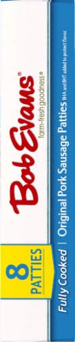 Bob Evans Fully Cooked Sausage Patties Perspective: right