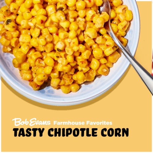 Bob Evans Farmhouse Favorites Sweet Corn with Mild Chipotle Butter Sauce Perspective: right