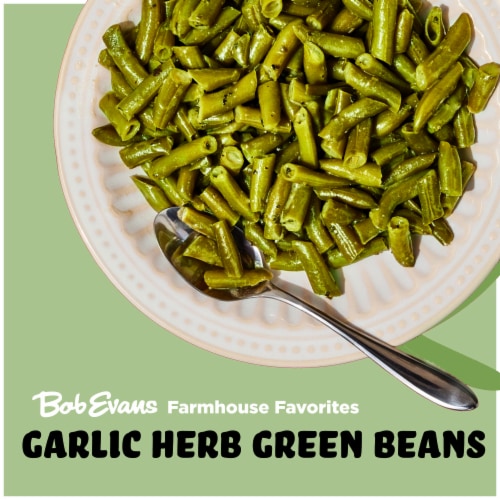 Bob Evans Farmhouse Favorites Green Beans with Garlic Herb Butter Sauce Perspective: right