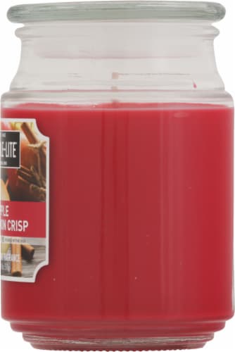 Candle-lite® Apple Cinnamon Crisp Jar Candle Perspective: right