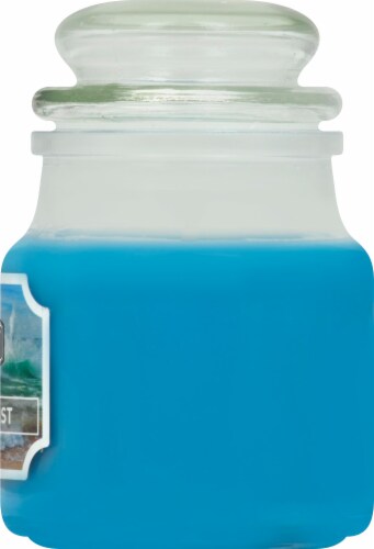 Candle-Lite Ocean Blue Mist Jar Candle Perspective: right