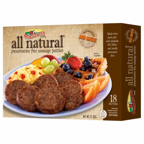 Swaggerty's Farm® 18 All Natural Sausage Patties Perspective: right