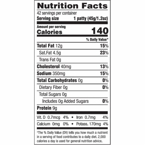 Swaggerty's® Premium Mild Sausage Patties Perspective: right