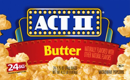 Act II® Butter Microwave Popcorn Perspective: right