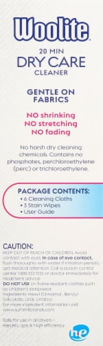 Woolite® 20 Minute Dry Care Dry Cleaning Kit Perspective: right