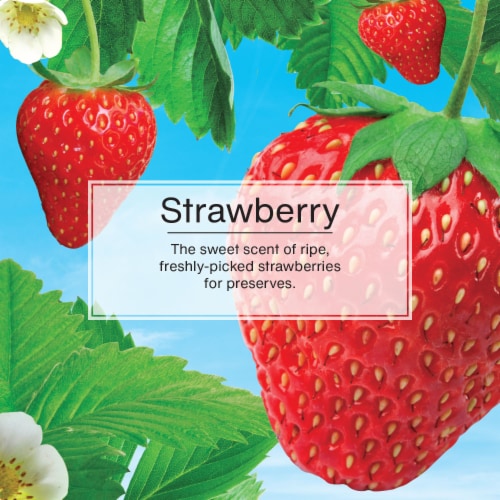 Little Trees® Vent Wrap® Strawberry Scent Car Air Freshener Perspective: right