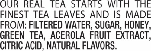 Straight Up Tea Sorta Sweet Honey Green Iced Tea Drink Perspective: right