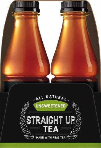 Straight Up Tea All Natural Unsweetened Black Tea Perspective: right