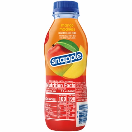 Snapple® Mango Madness Juice Drink Perspective: right