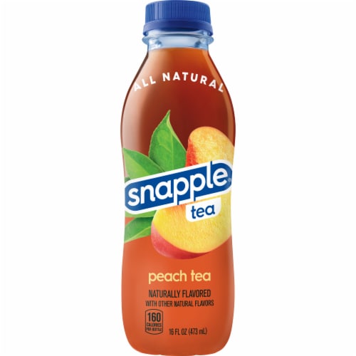 Snapple Peach Iced Tea, Drink Glass