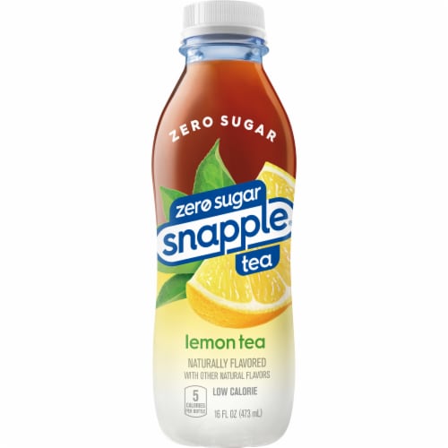 Snapple Zero Sugar Lemon Iced Tea Multipack Bottles Perspective: right