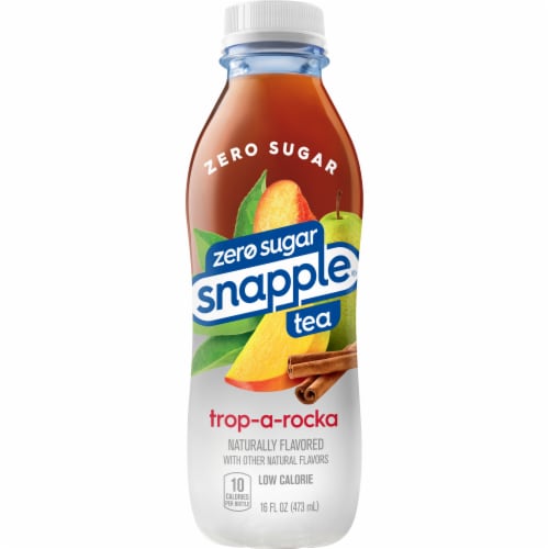 Snapple Zero Sugar Trop-a-Rocka Tea Perspective: right