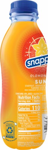 Snapple Elements Sun Flavored Juice Perspective: right