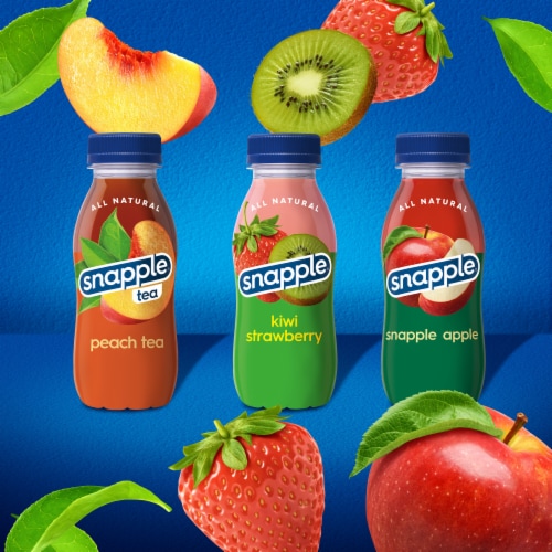 Snapple Apple Juice Mini Bottles Perspective: right