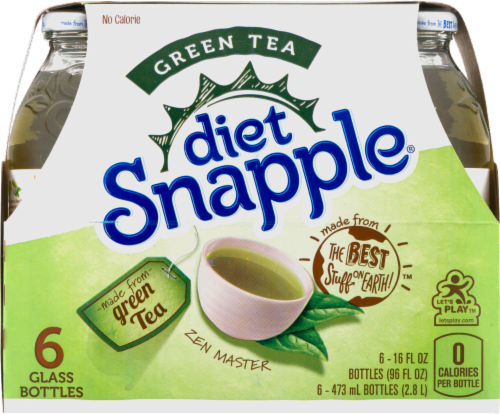 Diet Snapple Green Iced Tea Drinks Perspective: right