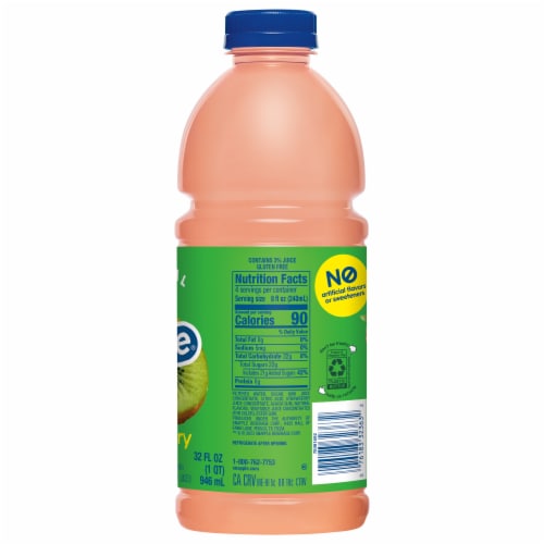 Snapple Kiwi Strawberry The Fantastic Four: First Steps Limited Edition Juice Drink Bottle Perspective: right