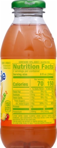 Snapple Strawberry/Pineapple Lemonade Tea Perspective: right