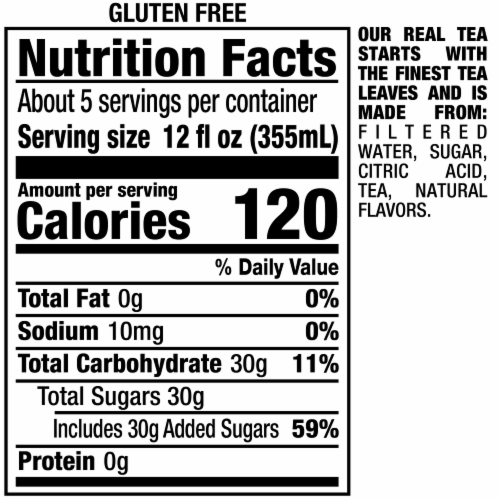 Snapple All Natural Diet Peach Tea, 6 bottles / 16 fl oz - Ralphs