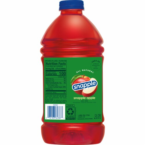 Snapple Apple The Fantastic Four: First Steps Limited Edition Juice Drink Bottle Perspective: right