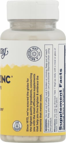 Solaray® OptiZinc® Dietary Supplements Perspective: right