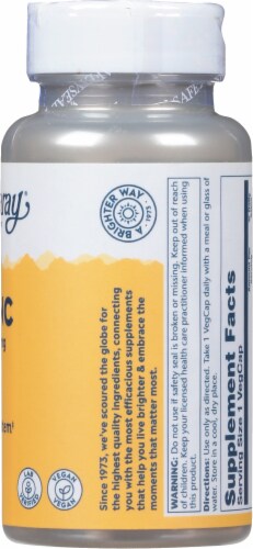 Solaray® Zinc Vegetarian Capsules 50mg Perspective: right