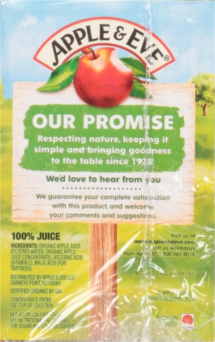 Apple & Eve® Organics Apple Juice Perspective: right