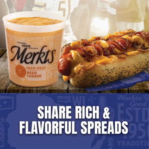 Merkts Sharp Cheddar Spreadable Cheese Cup Perspective: right