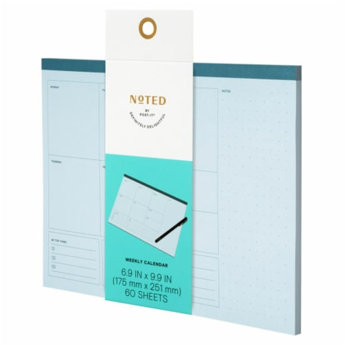 Post-it Weekly Calendar Note Paper Perspective: right