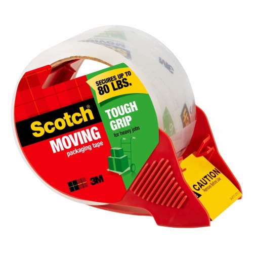Scotch® Moving & Storage Packaging Tape with Dispenser - Clear Perspective: right