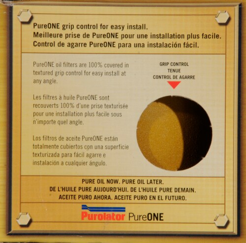 Purolator PureONE Oil Filter PL14670 Perspective: right