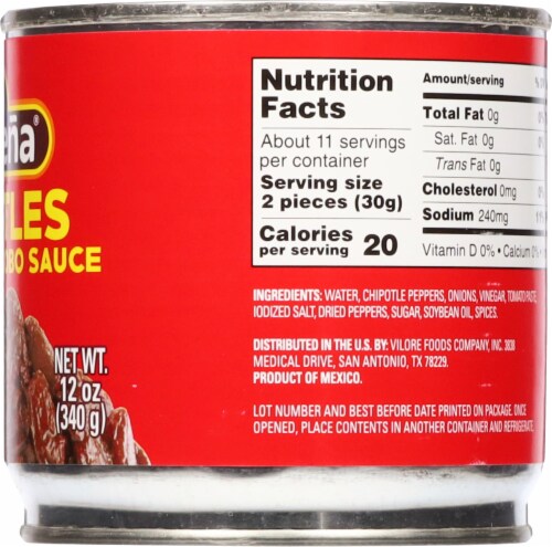 La Costena Chipotle Peppers in Adobo Sauce Perspective: right
