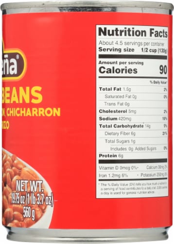 La Costena Charro Beans Perspective: right