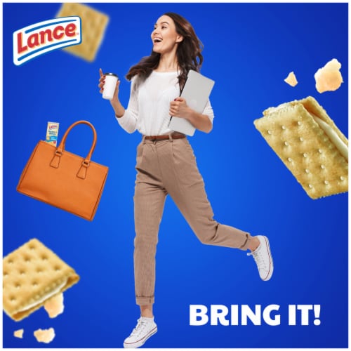 Lance® Captain's Wafers® White Cheddar Sandwich Crackers Perspective: right