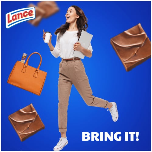 Lance Sandwich Cookies Nekot Fudge 10 Individually Wrapped Packs Perspective: right