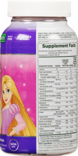 Nature's Bounty Kids Princess Multivitamin Gummies Perspective: right