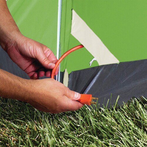 Coleman Sundome Quick Setup 2 to 3 Person Camping Tent with Rainfly, Palm Green Perspective: right