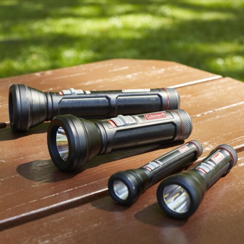 Coleman® 50-Meter LED Flashlight with BatteryGuard Perspective: right