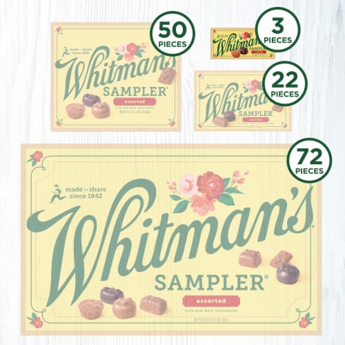 WHITMAN'S SAMPLER Assorted Chocolate Gift Box Perspective: right