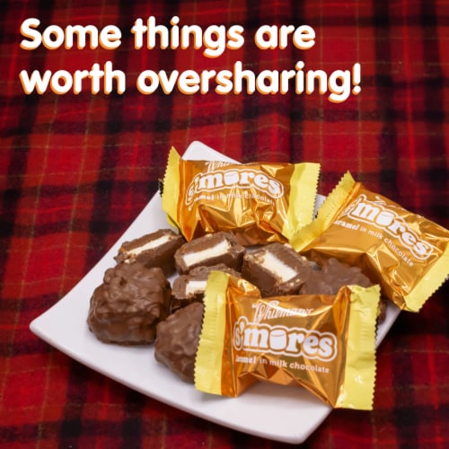 WHITMAN'S S'Mores Caramel Milk Chocolate Candy Bag Perspective: right