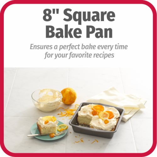 Cake Pan 8x8 Ss, 1 Pack - Food 4 Less