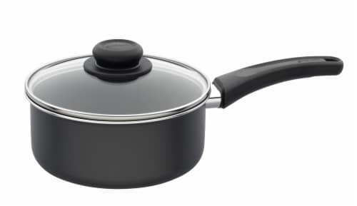 GoodCook® Sauce Pan With Lid - Black Perspective: right