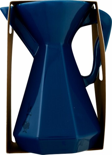 Bialetti Ceramic 30 fl oz Pourover Carafe - Blue Perspective: right