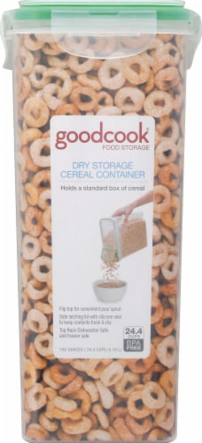 GoodCook® Side Latching Cereal Container, 24.4 c - Foods Co.