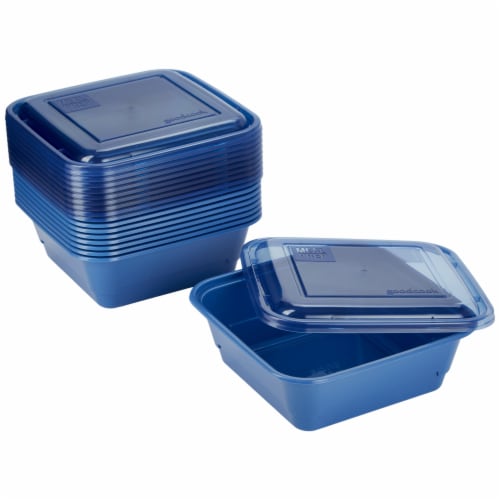 GoodCook® Reusable Meal Prep Containers & Lids Multipack Perspective: right
