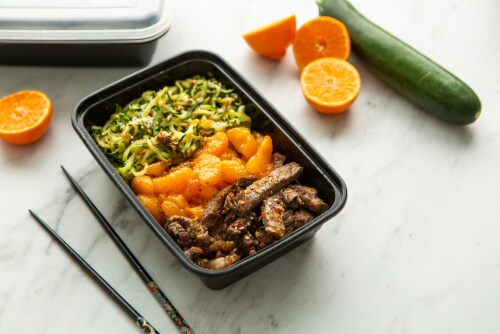 GoodCook® Meal Prep Food Storage Containers - Clear/Black Perspective: right