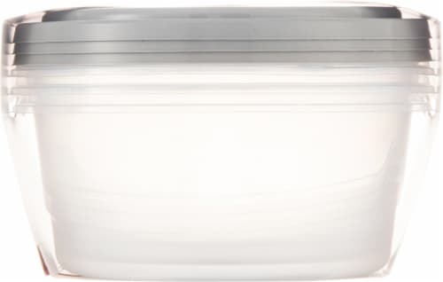 Twist And Store Medium Round Food Storage Container - 3ct/16 Fl Oz